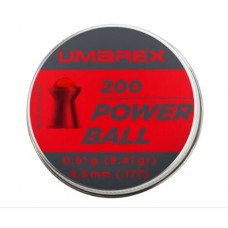 4.1721 Пульки Umarex Powerball  0.61гр. кал.4.5(.177) 200шт.