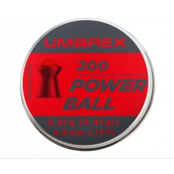 4.1721 Пульки Umarex Powerball 0.61гр. кал.4.5(.177) 200шт. - 4.1721