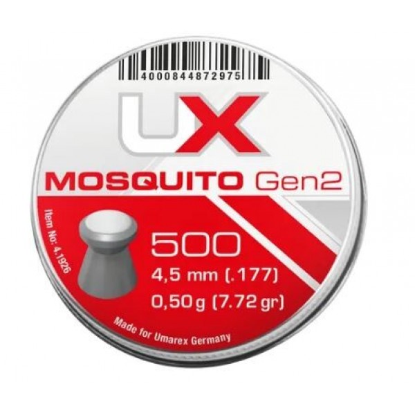 4.1926 Пульки Umarex Mosquito Gen2 0,50гр. кал.4.5(.177) 500шт. - 4.1926