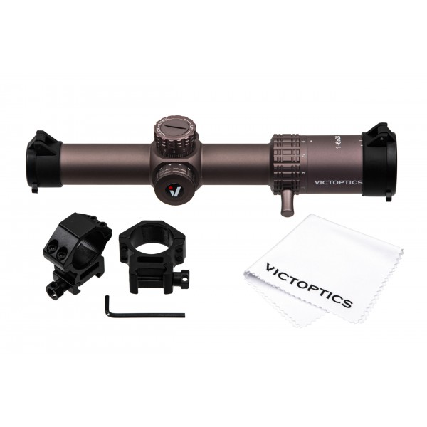 Приціл оптичний Vector Optics S6 1-6X24 (30 мм) Illum. SFP FDE - OPSL23