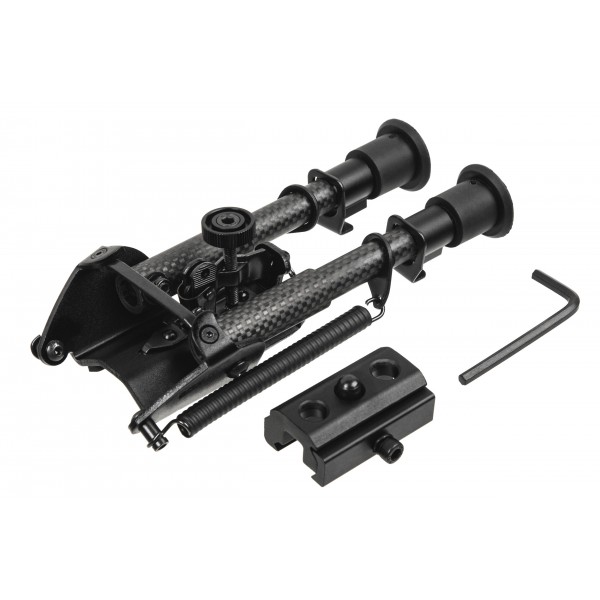 Сошки Vector Optics 155-230 мм на антабку. Карбонове волокно, підпружинені - RSCFS-06 Сошки Vector Optics 155-230 мм на антабку. Карбонове волокно, підпружинені - RSCFS-06
