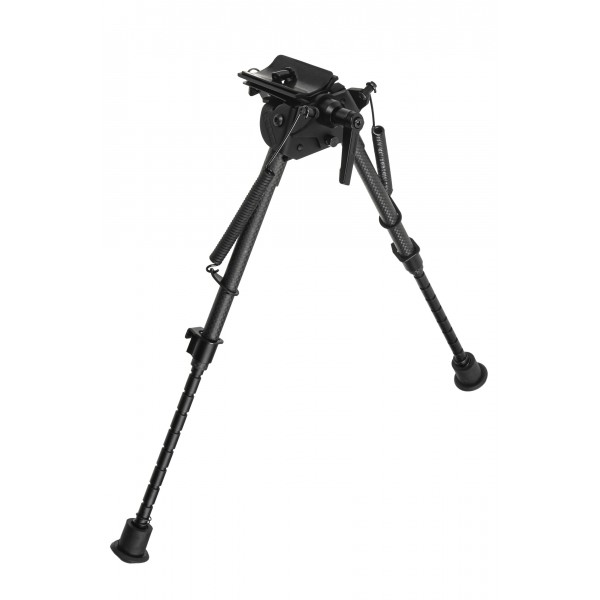 Сошки Vector Optics 230-345 мм Карбонове волокно, підпружинені з ричагом - RSCFS-09
