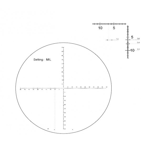 Бинокль с сеткой Vector Optics Continental Plus 10x42 ED - SCBO-07 Бинокль с сеткой Vector Optics Continental Plus 10x42 ED - SCBO-07