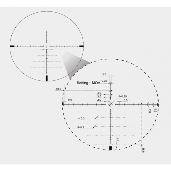 Прицел оптический Vector Optics Sentinel 4-16x44 (30 мм) FFP illum. VSE-3 MOA - SCFF-56 Прицел оптический Vector Optics Sentinel 4-16x44 (30 мм) FFP illum. VSE-3 MOA - SCFF-56