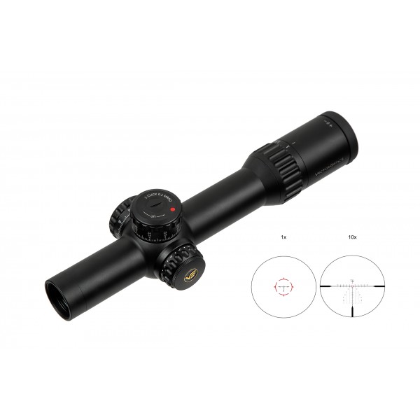 Приціл оптичний Vector Optics Continental X10 1-10x28 (34 мм) ED FFP illum. VET-RAR 2 - SCFF-62