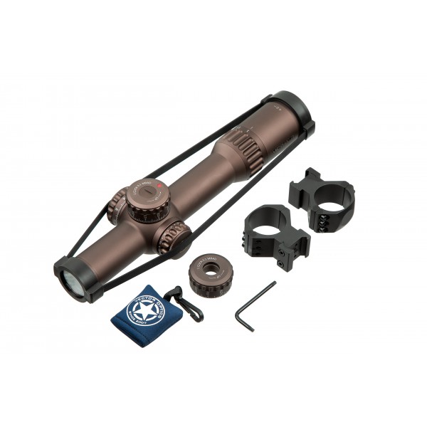 Приціл оптичний Vector Optics Continental X10 1-10x28 (34 мм) ED FFP illum. VET-CTR FDE - SCFF-68 Приціл оптичний Vector Optics Continental X10 1-10x28 (34 мм) ED FFP illum. VET-CTR FDE - SCFF-68