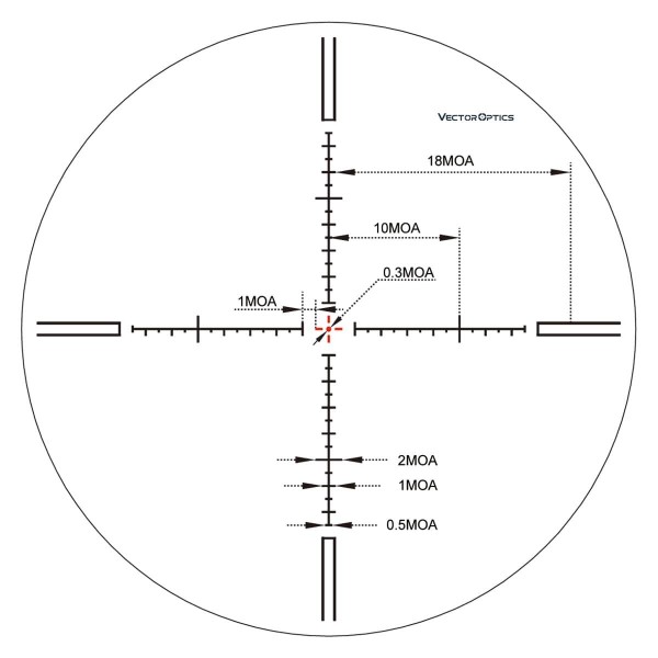 Прицел оптический Vector Optics Aston 5-30x56 (30 mm) illum. SFP - SCOL-24 Прицел оптический Vector Optics Aston 5-30x56 (30 mm) illum. SFP - SCOL-24