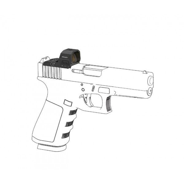 Приціл коліматорний Vector Optics Frenzy FA 1x16x21 Glock MOS 3 MOA - SCRD-81