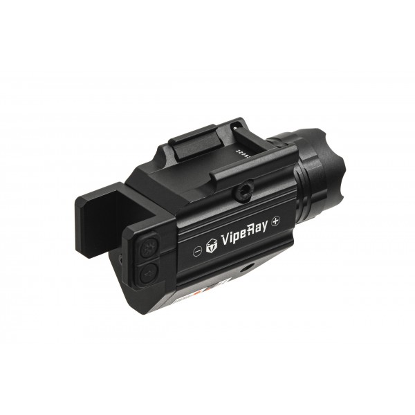 Подствольный фонарь+лазерный целеуказатель (2 в 1) Vector Optics Doublecross Compact красный лазер - SCRL-05 Подствольный фонарь+лазерный целеуказатель (2 в 1) Vector Optics Doublecross Compact красный лазер - SCRL-05