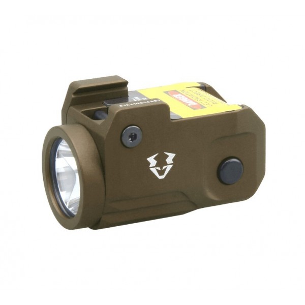 Подствольный фонарь Vector Optics Vaide Scrapper Subcompact Pistol Flashlight 500 Лм FDE - VAPL-02
