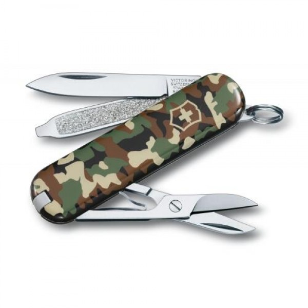 Нож Victorinox Сlassic SD "Green camouflage" - 0.6223.94