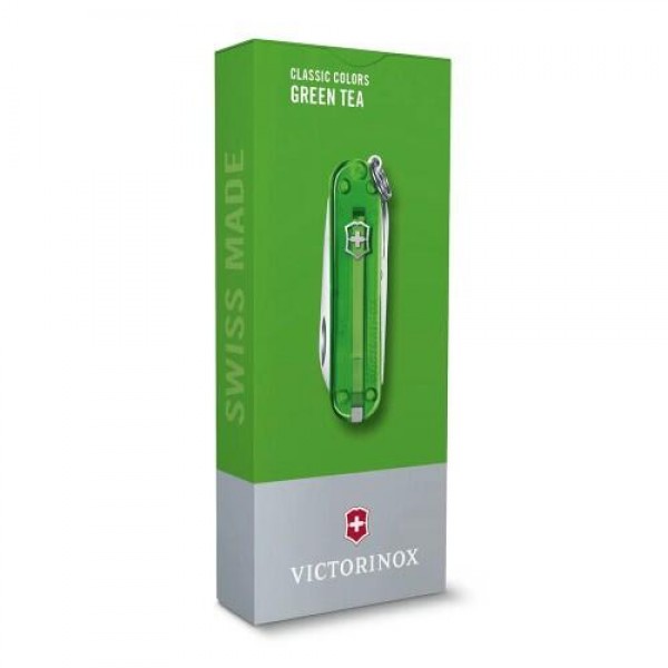 Нож Victorinox Сlassic SD "Green tea" - 0.6223.T41G Нож Victorinox Сlassic SD "Green tea" - 0.6223.T41G