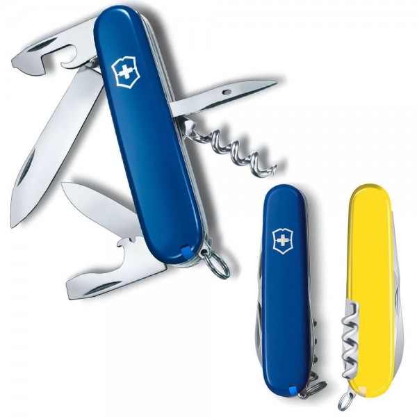 Нож Victorinox Swiss Army Spartan Ukraine сине-желтый - 1.3603.2.8