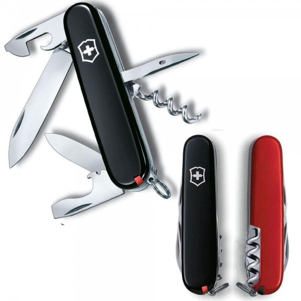 Ніж Victorinox Swiss Army Spartan Ukraine чорно-червоний - 1.3603.3.1