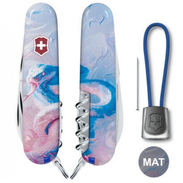 Ніж Victorinox Swiss Army Spartan Zodiac Чарівна змія - 1.3603.7_Z4220pk