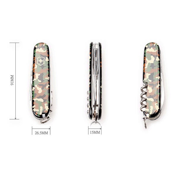 Нож Victorinox Swiss Army Spartan "Green camouflage" - 1.3603.94 Нож Victorinox Swiss Army Spartan "Green camouflage" - 1.3603.94