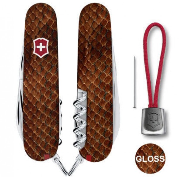 Нож Victorinox Swiss Army Spartan Design Кожа кобры - 1.3603_R2210pk Нож Victorinox Swiss Army Spartan Design Кожа кобры - 1.3603_R2210pk