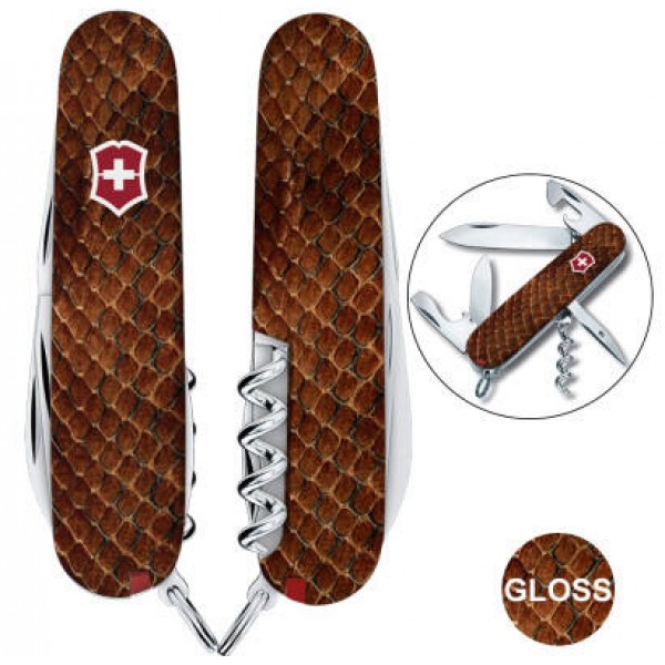 Нож Victorinox Swiss Army Spartan Design Кожа кобры - 1.3603_R2210pk Нож Victorinox Swiss Army Spartan Design Кожа кобры - 1.3603_R2210pk