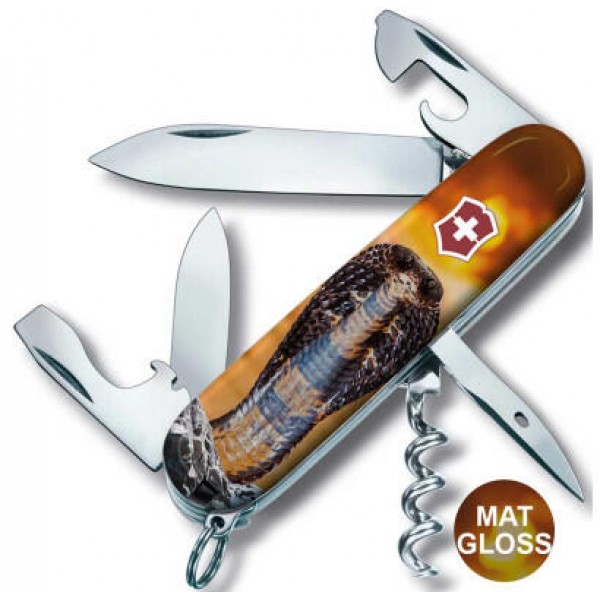 Ніж Victorinox Swiss Army Spartan Zodiac Королівська кобра - 1.3603_Z4230pk