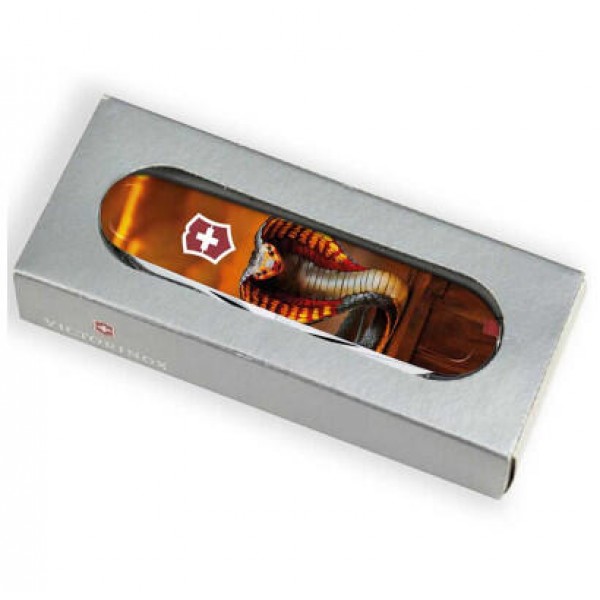 Ніж Victorinox Swiss Army Climber Zodiac Золота дерев'яна змія - 1.3703.3_Z4240pk