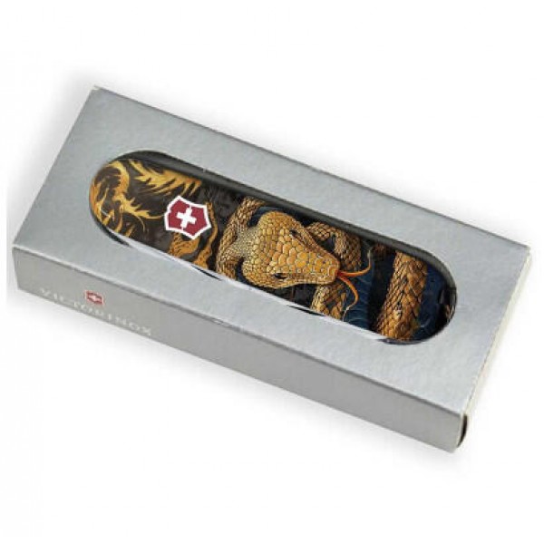 Нож Victorinox Swiss Army Huntsman Zodiac Деревянная змея - 1.3713.3_Z4280pk