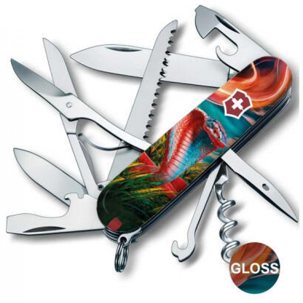Нож Victorinox Swiss Army Huntsman Zodiac Красочная кобра - 1.3713.3_Z4290pk