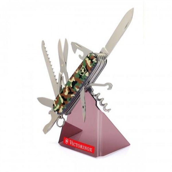 Нож Victorinox Swiss Army Huntsman "Green camouflage" - 1.3713.94 Нож Victorinox Swiss Army Huntsman "Green camouflage" - 1.3713.94