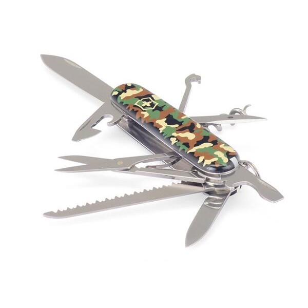 Нож Victorinox Swiss Army Huntsman "Green camouflage" - 1.3713.94 Нож Victorinox Swiss Army Huntsman "Green camouflage" - 1.3713.94