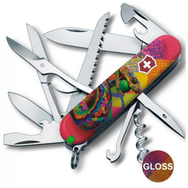 Ніж Victorinox Swiss Army Huntsman Zodiac Змія-тенісист - 1.3713_Z4300pk