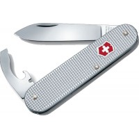 Нож VICTORINOX 0.2300.26 Alox Bantam ц:серебро