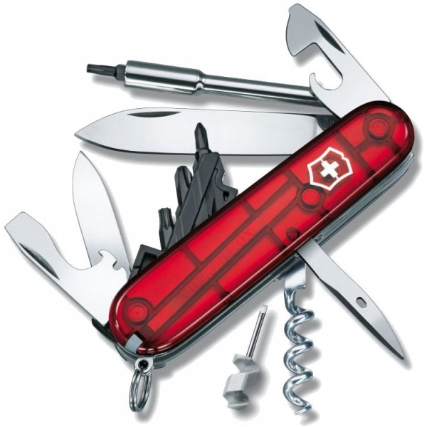 Ніж VICTORINOX 1.7605.Т Cyber-Tool ц: червоний - 3560347