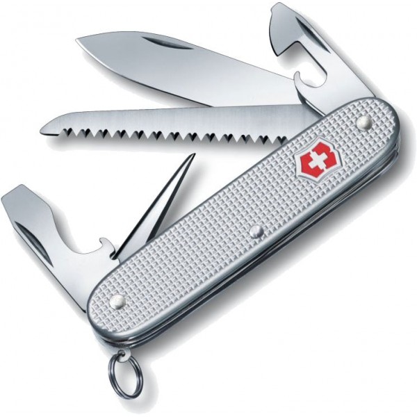 Нож VICTORINOX 0.8241.26 Alox Farmer 93 мм ц: серебро - 3560354