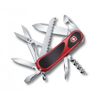 Ніж VICTORINOX 2.3913.SC Delemont EvoGrip S17 ц: червоно-чорний