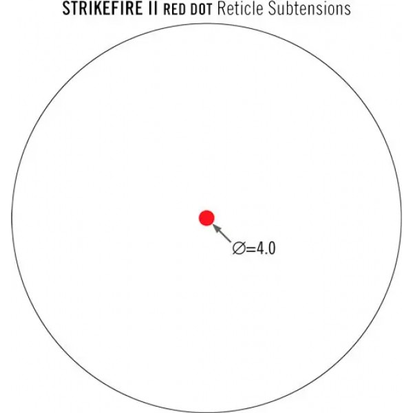 Приціл коліматорний Vortex StrikeFire II 4 MOA - 3409679