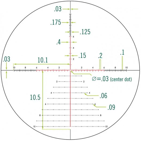 Приціл оптичний Vortex Razor HD Gen IIІ 6-36x56 FFP сітка EBR-7D з підсвічуванням - 23710302