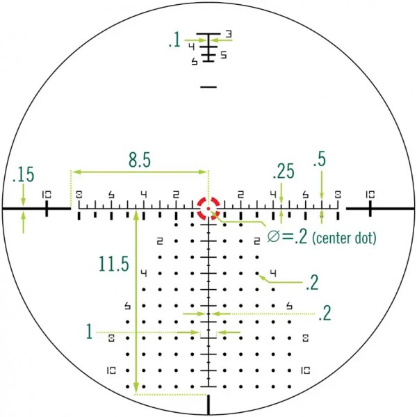 Приціл оптичний Vortex Razor HD Gen IIІ 1-10x24 FFP сітка EBR-9 MRAD з підсвічуванням - 23710303 Приціл оптичний Vortex Razor HD Gen IIІ 1-10x24 FFP сітка EBR-9 MRAD з підсвічуванням - 23710303