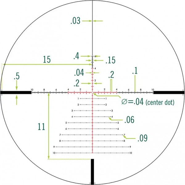 Прицел оптический Vortex Razor HD LHT 4.5-22x50 FFP сетка XLR-2 MRAD с подсветкой - 23710371 Прицел оптический Vortex Razor HD LHT 4.5-22x50 FFP сетка XLR-2 MRAD с подсветкой - 23710371
