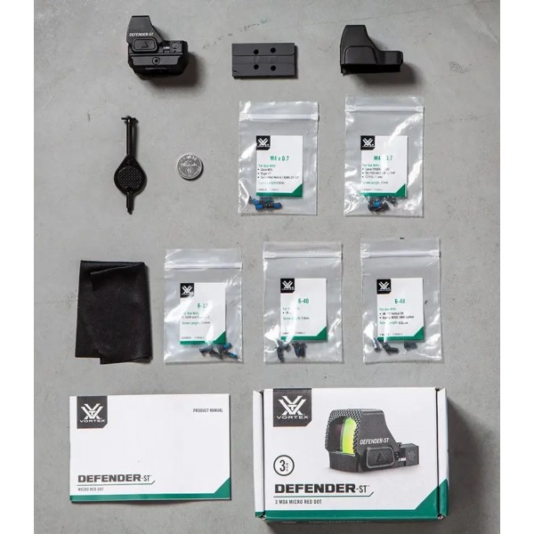 Прицел коллиматорный Vortex Defender-ST Micro 6 MOA Picatinny/DeltaPoint® Pro - 23710372