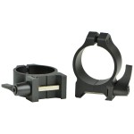 Кольцa быстросъемные Warne Maxima Quick Detach Ring. d - 30 мм. Low. Weaver/Picatinny