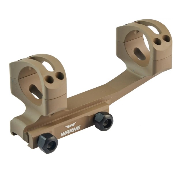 Кріплення-моноблок Warne X-Skeleton Mount. d - 30 мм. Ultra High. Weaver/Picatinny. FDE - 23700307