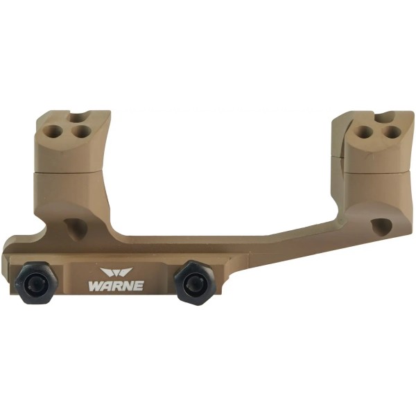 Кріплення-моноблок Warne X-Skeleton Mount. d - 30 мм. Ultra High. Weaver/Picatinny. FDE - 23700307