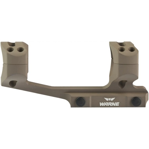 Кріплення-моноблок Warne X-Skeleton Mount. d - 30 мм. Ultra High. Weaver/Picatinny. FDE - 23700307