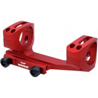 Крепление-моноблок Warne X-Skeleton Mount. d - 30 мм. Ultra High. Weaver/Picatinny. Red