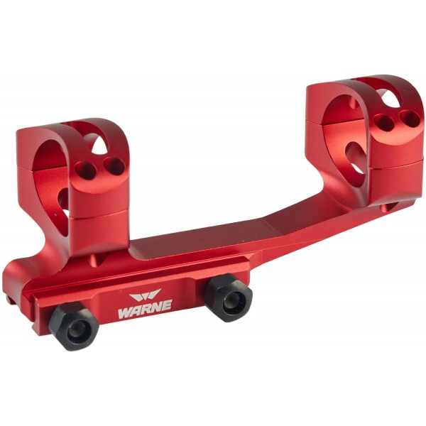 Крепление-моноблок Warne X-Skeleton Mount. d - 30 мм. Ultra High. Weaver/Picatinny. Red - 23700309