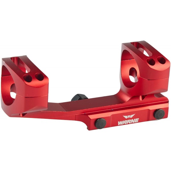 Крепление-моноблок Warne X-Skeleton Mount. d - 30 мм. Ultra High. Weaver/Picatinny. Red - 23700309