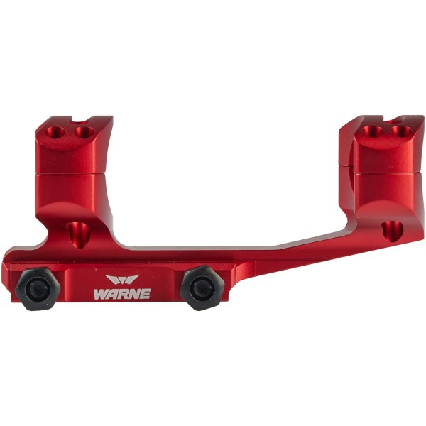 Крепление-моноблок Warne X-Skeleton Mount. d - 30 мм. Ultra High. Weaver/Picatinny. Red - 23700309