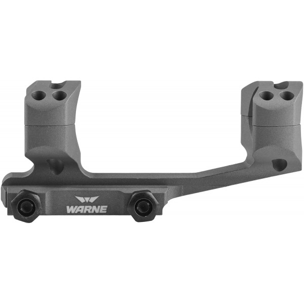 Кріплення-моноблок Warne X-Skeleton Mount. d - 30 мм. Ultra High. Weaver/Picatinny. Grey - 23700310