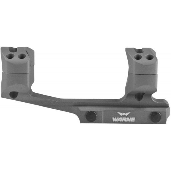 Кріплення-моноблок Warne X-Skeleton Mount. d - 30 мм. Ultra High. Weaver/Picatinny. Grey - 23700310