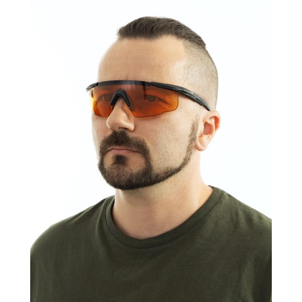 Очки баллистические Wiley X Saber Advanced. 2 линзы (Grey/Rust) оправа Black - 9300006 Очки баллистические Wiley X Saber Advanced. 2 линзы (Grey/Rust) оправа Black - 9300006