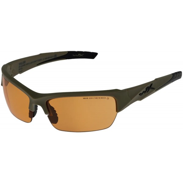 Окуляри балістичні Wiley X WX Valor 2.5. 3 лінзи (Grey/Clear/Light Rust) оправа Tan - 9300009